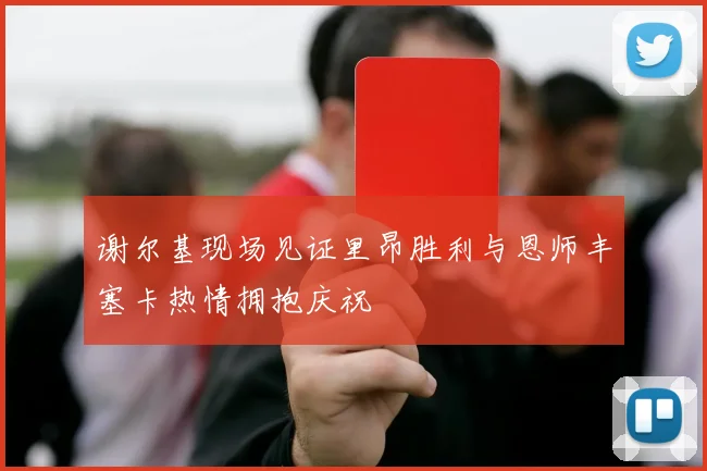 谢尔基现场见证里昂胜利与恩师丰塞卡热情拥抱庆祝
